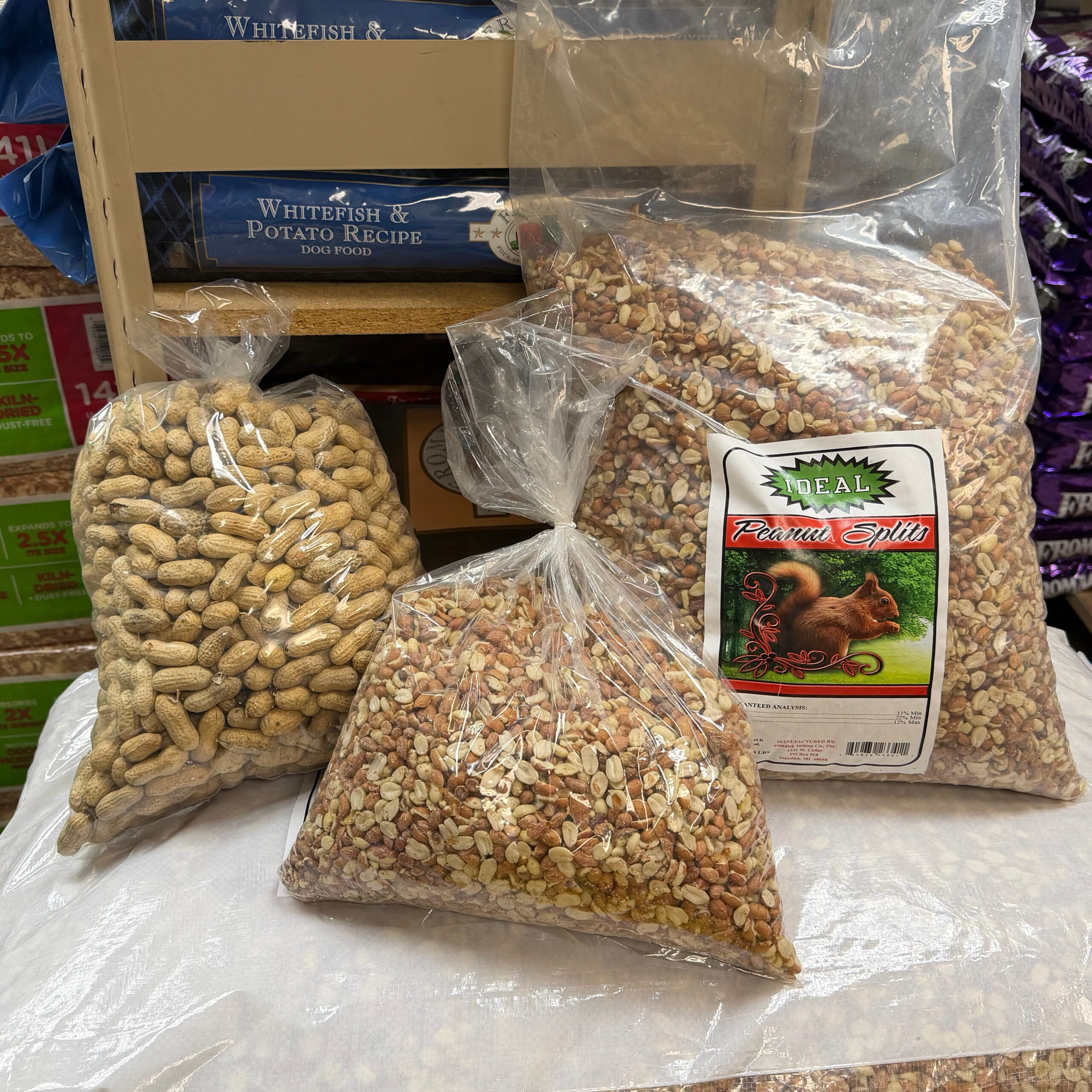 Peanut grab bags